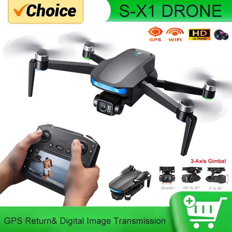 Fpv Drone Charger - Drone GPS S-X1 MAX avec stabilisateur