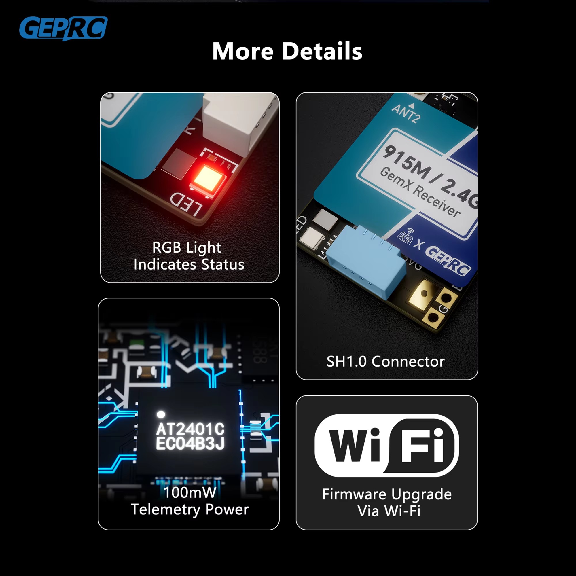 GEPRC ELRS 915 M/2.4G Gemini X - Fpv Drone Quadcopter avis et prix